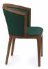 Стул деревянный Alsav Horeca AL 503 Bizotti Орех Темный Экокожа Dark Green