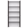 Шкаф с высокими дверьми Everprof EVO 802х385x1835 Белый/Дуб Пасадена